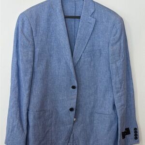 Nordstrom  Trim Fit Linen Sports Jacket Size 40 Short